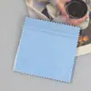 Pano de Polimento de Prata Camurça para Joias 8x8cm Embalado Individualmente Pano para Óculos Pano para Tela Pano de Limpeza para Lentes de Câmera