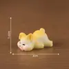 Muñeca Corgi linda y regordeta, perfecta para decoraciones DIY de casas de muñecas, accesorios de caja sorpresa y adornos para paisajes en miniatura
