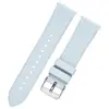 Adecuado para Smartwatches, Correa de Fluororubber, Resistente al Agua y al Sudor, Correa de Reloj Plana de Liberación Rápida, 22 mm, Lote de Fábrica