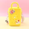 Fabricante de Bolsas de Silicona, Monedero de Pared que Cambia de Color, Bolso Cruzado para Niños, Bolso para Teléfono Móvil al por Mayor, Bolso de Mano para Mujer, Bolsa de Almacenamiento para Playa