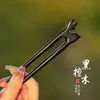 Promoção de Liquidação Pente de Cabelo Extra Longo de Sândalo Novo Estilo Chinês Pente de Cabelo Vintage Retro de Alta Qualidade Pente de Cabelo de Sândalo Preto