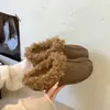 Pantuflas de Algodón Rizado Peludo Retro para Mujer, Calzado de Invierno para Exteriores, Cálidas, Antideslizantes, Suela Gruesa, Zapatos Peludos, Estilo Perezoso para el Hogar, Zapatos Birkenstock