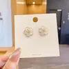 Pendientes de Diseño Exclusivo para Mujer, Pendientes de Moda Coreana, Clips para Orejas de Lujo Ligero, Pendientes de Perlas, Elementos Geométricos