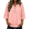 Nuevas Blusas de Verano 2026 para Mujer Amazon AliExpress Tallas Grandes Holgada Camisa con Borlas