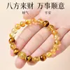 Pulsera de Cristal Amarillo Torre Natural para Mujer, Diseño que Mejora la Riqueza, Cristal Amarillo Ojo de Tigre, Regalo de Prosperidad, Artículo Más Vendido
