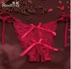 Lencería sexy de comercio exterior Feimu, bragas transparentes para mujer, tanga de encaje seductora con abertura en la entrepierna 7125