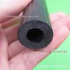 Tubo de plástico rígido de PVC preto de alta resistência, resistente ao desgaste e a perfurações, tubo redondo de parede espessa de PVC, tubo de esgoto, haste plástica oca