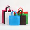 Bolsa de Compras de Tela No Tejida con Recubrimiento de Color Logotipo Personalizado Ecológica para Llevar Bolsa Tote Publicitaria para Capacitación Compras Personalización
