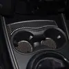 Adecuado para 17 Bmw Mini Countryman Modificación del Interior del Coche Fibra de Carbono Control Central Decoración Portavasos