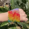 Ventas Directas de Fábrica Linterna Color Degradado Cuentas de Imitación de Cristal Cuentas Sueltas Pulsera DIY Collar Accesorios de Joyería Venta al por Mayor