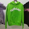 LAZAD AliExpress Amazon Suministro Toma Real Spder555 Pesado 420G Sudadera con Forro de Felpa Marca de Moda Sp5de