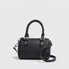 Bolso de Mano de Cuero de Vaca de Primera Capa para Mujer Moda Transfronteriza Nuevo Boston Bolso Versátil de Hombro Cruzado
