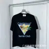 Novedades de Verano Serie Casa Unisex Casual Holgado Camisetas de Manga Corta Estilo Americano en Stock Venta al por Mayor Casual Transfronterizo