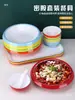 Bol de Melamina Creativo de Moda para Pescado Encurtido, Bol para Pescado Hervido, Bol para Carne Hervida, Bol para Arroz, Juego de Vajilla Comercial para Restaurante de Comida Rápida