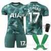 2425 Tottenham Hotspur Uniforme de futebol para dois jogadores nº. Camisa 7 Sun Xingu 9 Richarlison 17 Romero 10 Madison