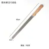 Cuchillo para Pan de Acero Inoxidable con Mango de Madera, Cuchillo Dentado, Cuchillo para Rebanar, Herramienta Especial para Cortar Pastel, Pan, Baguette, Sándwich