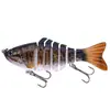 Nuevo Señuelo de Pesca Transfronterizo de 7 Secciones Biónico Multi-Sección 10cm 15.4g Señuelo de Pesca Set de Señuelos Multi-Sección
