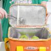 Bolsa de hielo para exteriores Spot, bolsa de aislamiento de papel de aluminio grueso de tela Oxford, bolsa de aislamiento de almuerzo cuadrada de gran capacidad al por mayor