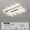 [Yan Xuan] Lâmpada de teto inteligente para toda a casa Nova lâmpada principal de salão de espectro completo Lâmpada de teto de proteção ocular simples moderna