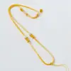 Cuerda de Collar de Alta Gama Tejida a Mano de Ocho Hilos para Hombres y Mujeres, Cuerda para Colgante, Tarjeta de Buda, Thangka, Cera de Abeja, Cordón de Alta Calidad, Nuevo Estilo Chino