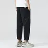Pantalones Casuales para Hombre 2026 Nueva Temporada Primavera y Otoño Marca de Moda Ligeramente Cónicos Rectos Sueltos Pantalones Casuales de Otoño Cortos