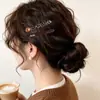 Pinza para el pelo de estampado de leopardo para mujer, pinza lateral de alta gama para cabellos sueltos y flequillo, nuevo modelo 2026 pasador para la frente, elegante accesorio para el cabello