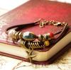 Joyería de Cerámica Pulseras Estilo Bohemio para Hombres y Mujeres, Tamaño Ajustable Trenzado Puestos, Puestos Callejeros, Estilo Retro