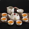 Juego de Té Kung Fu de Lujo Ligero de Alta Gama Kiln Ru 2025 Nuevo para el Hogar Taza con Tapa de Cerámica Tetera Taza de Té Juego
