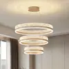 Nueva Lámpara Colgante de Paisaje Estilo Antiguo Minimalista Moderno, Iluminación Inteligente Acrílica para Restaurante, Dormitorio, Comedor, Barra de Bar, Diseño Creativo de Madera de Nogal