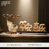 Ping An Xile calabaza decoración de almacenamiento de alta gama lujo ligero entrada sala de estar decoración de arte creativo almacenamiento de llaves