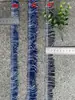 No. 74 Accesorios DIY Mezclilla Negra y Blanca Azul Beige Hilo Metálico