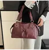 Bolso tote de gran capacidad de moda europea y americana, de venta caliente para comercio exterior transfronterizo, bolso de mujer retro casual para hombro y bandolera, bolso de axila