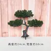Sala de Estar Única Acolhedora Pinus Plástico Falso Planta Verde Cipreste Pinheiro Árvore em Vaso Rochoso Paisagismo Arranjo de Flores Pequenos Ornamentos Decorativos