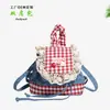 Mini Mochila Escolar de Cuadros, Mochila Pequeña Moderna y Linda, Mochila de Mezclilla, Hecha a Medida