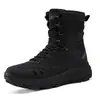 47 Botas de Combate de Caña Alta Talla Grande, Botas Marrones de Entrenamiento de Combate, Botas de Entrenamiento con Cordones para Hombre, Zapatos Profesionales de Senderismo y Montañismo, Botas de Seguridad
