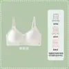 Sujetador fino sin costuras de algodón puro para mujer 10A, transpirable, antibacteriano, soporta y junta los pechos laterales, previene la flacidez, algodón original, sin varillas