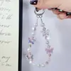 Cadena Original para Teléfono Móvil Correa de Muñeca Alta Calidad Mariposa Colorida con Cuentas Cuerda Corta para Teléfono Móvil de Mujer Colgante Colgante Venta al por Mayor
