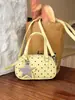 Bolsa transversal fofa de bolinhas mais vendida no exterior para mulheres, nova bolsa de mão estilo coreano 2026, bolsa bowling, bolsa de ombro de nicho para mulheres