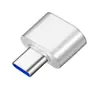 Adaptador USB 2.0 Fêmea para Tipo C Adaptador OTG para Celular Pen Drive Micro V8 Adaptador Android