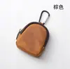 Carteira Pequena de PU Estilo Japonês Original Porta-Moedas Jovem Bolsa com Zíper para Fones de Ouvido Porta-Chaves Pingente
