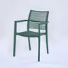 Cadeira Plástica para Exterior com Encosto Vazado Escandinavo, Cadeira Casual Minimalista Moderna, Cadeira de Jantar para Café/Restaurante Ins