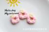 Simulación de donut dulce, accesorios de bricolaje con pegamento de crema, venta al por mayor, accesorios de joyería de resina, materiales hechos a mano