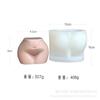 Molde de Silicona para Vela de Aromaterapia de Trasero Grande de 15cm Molde de Yeso para Vela con Forma de Trasero Pequeño de 9cm Molde de Goteo DIY