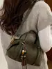 Bolso Retro de Color Sólido a la Moda para Mujer, Nuevo Estilo 2026, Bolso Cruzado para el Trabajo, Bolso Pequeño Tote Exquisito con Personalidad