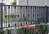 Barandilla de aluminio estilo chino, pared de patio de villa de aleación de aluminio, estilo de valla de jardín simple para exteriores de balcón tres