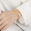 Pulsera de Estilo Coreano Estilo Ins Diseño Nicho Nueva Simple Romboidal Flor de Bambú Pulsera Pulsera Moderna Elegante