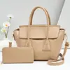 Nova Bolsa de Duas Peças Grande Capacidade Têxtil Popular na Internet Comércio Exterior Bolsa Feminina Moda Versátil Bolsa de Mão