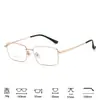Nuevo Marco de Titanio para Gafas de Miopía Poligonales, Estable y Adecuado para Viajar al Trabajo, Lentes Planos con Protección contra Luz Azul, Gafas Ópticas, Stock Listo de Fábrica
