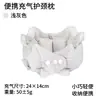 Almohada Inflable en Forma de U Presionable Portátil para Viajes Almohada para el Cuello Almohada Trasera para el Cuello con Elevación Puede Almacenar Almohada Inflable de Seda de Leche para el Cuello Venta al por Mayor