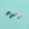 Cuentas Espaciadoras Doble Anillo de Plata de Ley 925 Estilo Xizang Pulsera Collar Clip Contador Conector Accesorios para Pulsera de Cuerda Hecha a Mano DIY